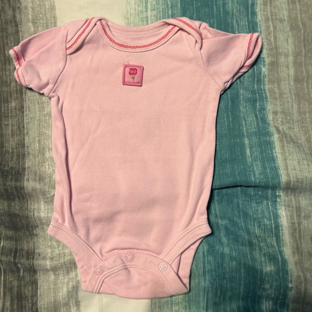 Baby Collections 3-6 Month Pink Onesie